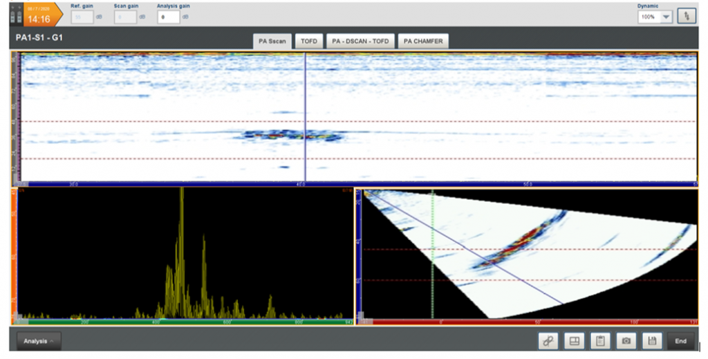 Example of encoded phased array data showing corrosion on the sealing face.png Example of encoded phased array data showing corrosion on the sealing face.png