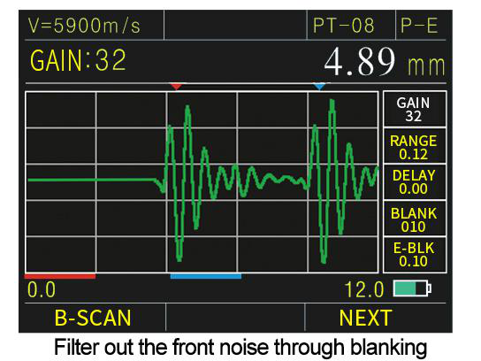 A-Scan экран UM-5